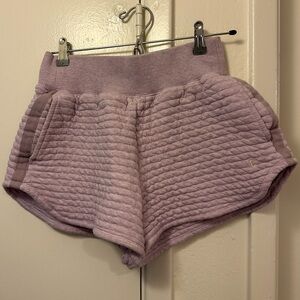 Everlane Purple quilted Shorts